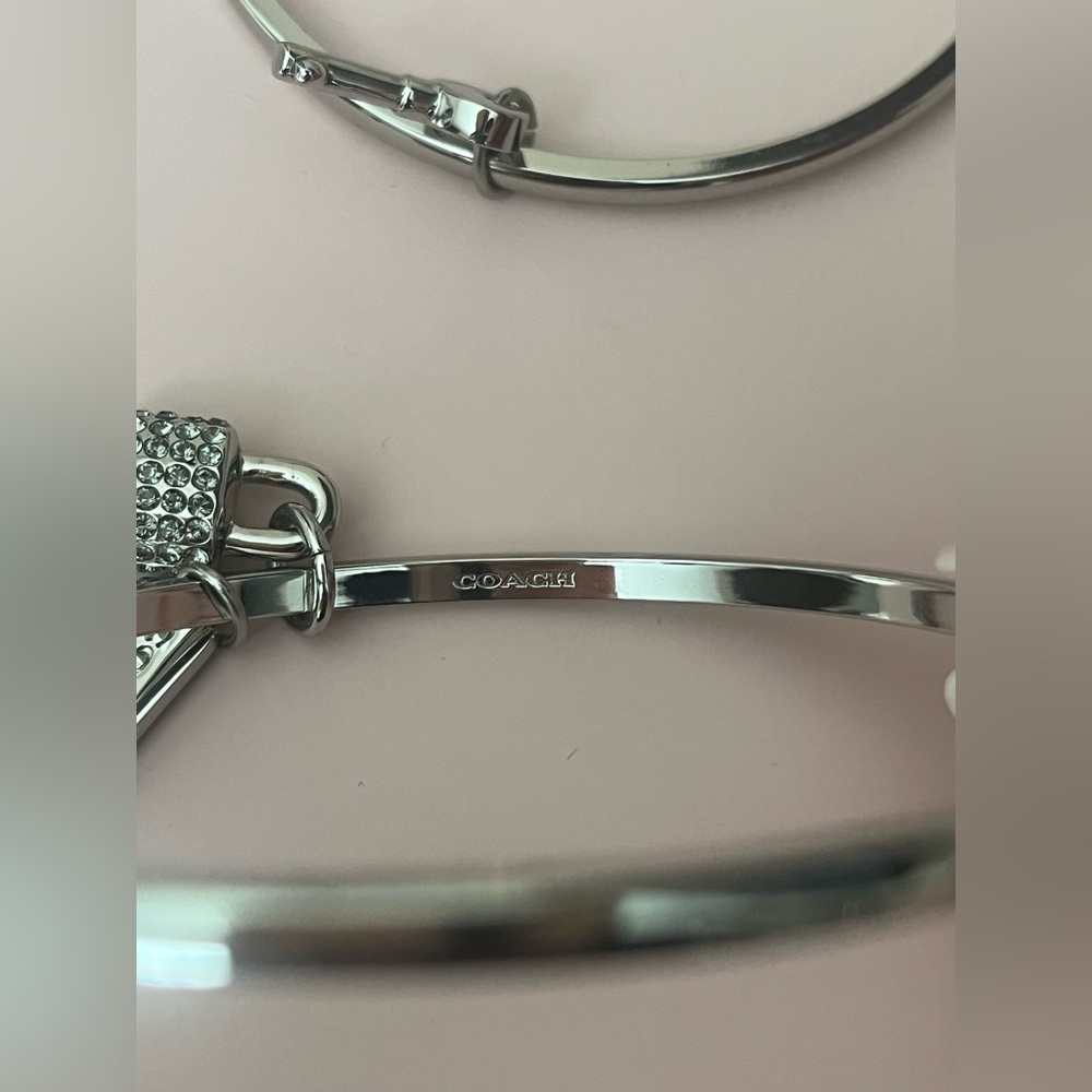 Coach Lock and Key Bangle Set - Picture 9 of 10